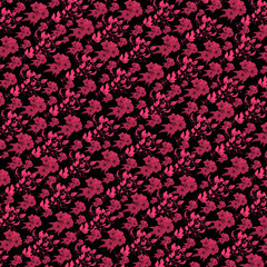 Seamless  Mandala Pattern on Turquoise Background