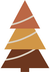 Brown Christmas tree.