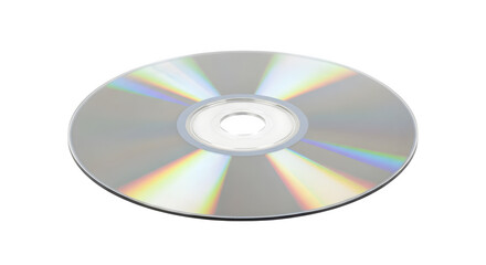 Silver CD reflects light, creating a modern digital texture; ideal as a tech background or overlay for creative projects, branding, presentation.