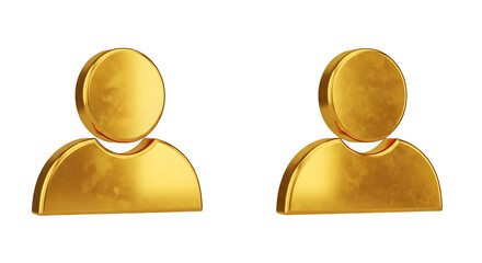 Golden icons show shiny, metallic texture against black. Perfect for UI/UX design, digital posters, branding, presentations.