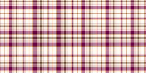 Classic Purple and Brown Plaid Fabric Texture