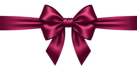 Silk magenta bow glistens on a black background. It's perfect for festive branding, product presentation, or celebratory social media posts.