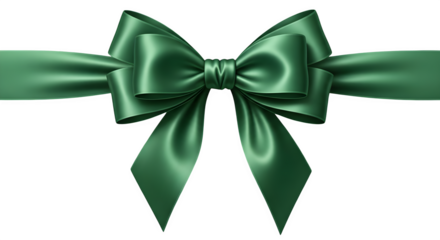 Green satin bow shines, creating a luxe, festive mood. Use for digital design, social media graphics, or holiday product display.