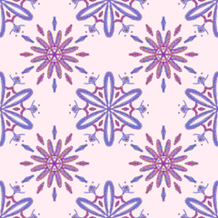 Fototapeta premium seamless pattern with flowers