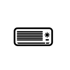 Air Conditioner and Heater Home Appliance Vector Illustration