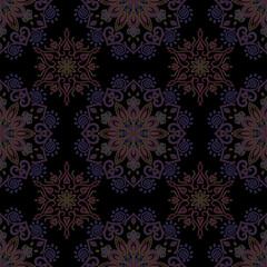seamless pattern with flowers