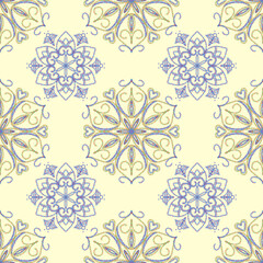 seamless pattern with flowers