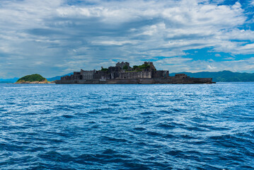 Hashima Island (or Gunkanjima &ndash; Warship Island), a deserted coal mining island in the bay near Nagasaki
