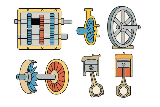 Cutaway Gadgets & Devices Layered Icon