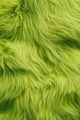 Soft green fur texture in abstract pattern  