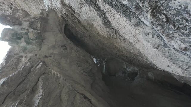 NOLI, ITALY, the Grotta dei Falsari or Forgers' Cave along the piligrim's trail