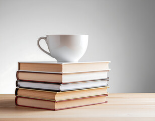 Fototapeta premium Cozy Reading Aesthetic Setup