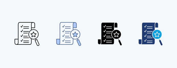 Corrective Action Multiple Icon Illustration Vector