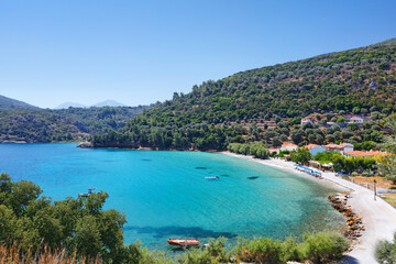 Fototapeta premium Kerveli beach in Samos, Greece