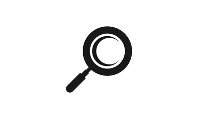Search Icon Vector Design, Magnifying Glass Symbol, Find and Explore Interface Element, Web Search Tool, Discovery and Navigation Icon, Ideal for Search Engines, Apps, Websites and Digital Technology 