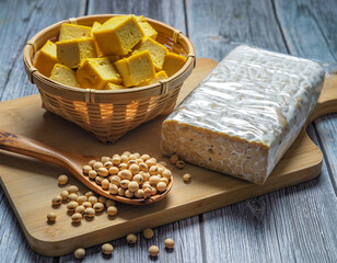 Plant-Based Proteins: Tofu, Tempeh, and Soybeans