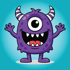 Cute purple monster © Константин Стоянов