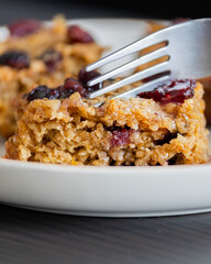 Baked Oat, Orange, and Cranberry Dish – Festive Holiday Breakfast