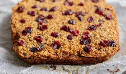 Baked Oat, Orange, and Cranberry Dish – Festive Holiday Breakfast
