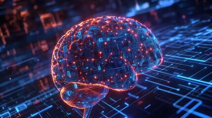 Digital human brain with AI-powered neural network