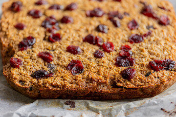 Baked Oat, Orange, and Cranberry Dish – Festive Holiday Breakfast
