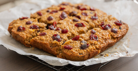 Baked Oat, Orange, and Cranberry Dish – Festive Holiday Breakfast
