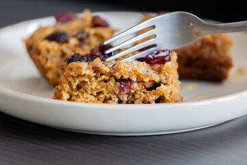 Baked Oat, Orange, and Cranberry Dish – Festive Holiday Breakfast