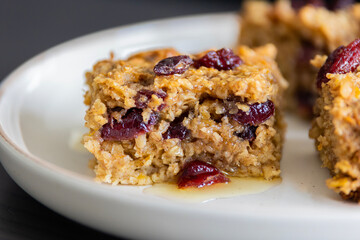 Baked Oat, Orange, and Cranberry Dish – Festive Holiday Breakfast
