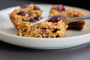 Baked Oat, Orange, and Cranberry Dish – Festive Holiday Breakfast