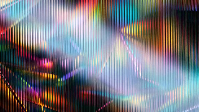 Abstract colorful patterns with vertical stripes and soft blur effects.