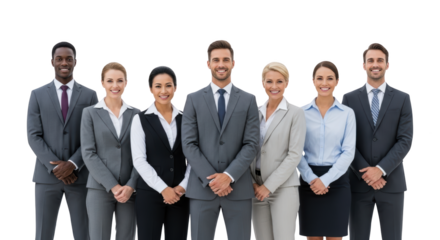 Diverse business team smiling confidently together detailed photography expressing business, team, teamwork designed for promotional, branding,