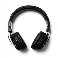 Fototapeta premium Over-ear headphones on a white background in a clean studio product shot