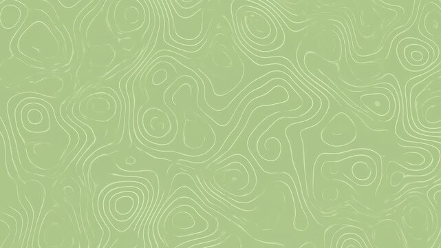 Abstract topographic pattern in light green tones with smooth lines and curves.