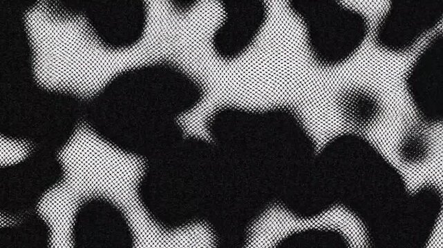 Abstract pattern resembling black and white cowhide