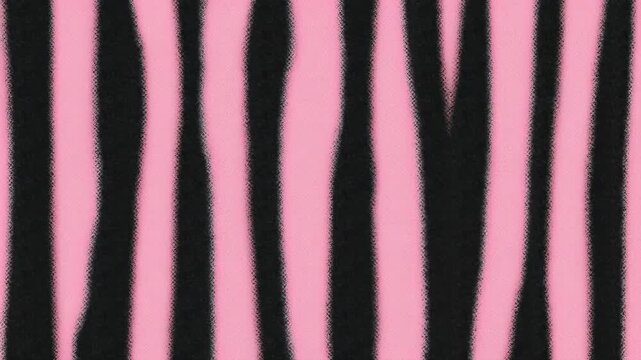 A pattern featuring alternating black and pink stripes resembling zebra stripes.