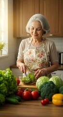 陽光と野菜のハーモニー