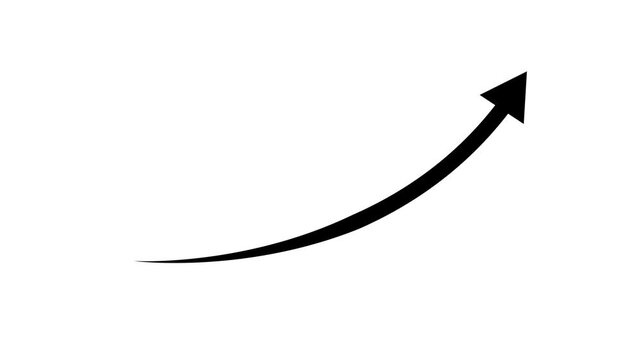 Animated Directional Arrow Icon Set. Moving Path & Progress Indicator. Modern UI/UX Navigation Symbol Animation Loop.