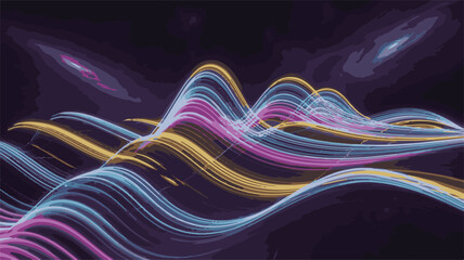 Vector file icon representation for digital graphics and scalable design artwork, vector graphic