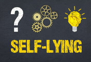 Naklejka premium Self-lying 