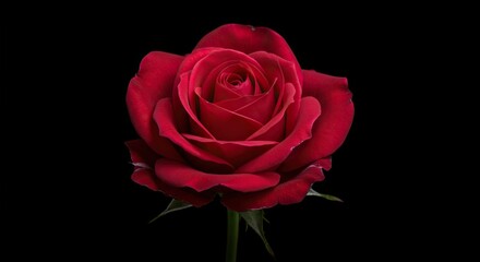 Vibrant crimson petals of a classic rose bloom, symbolizing enduring beauty, heritage, and timeless elegance in a natural setting ,macro ,botanical ,vibrant