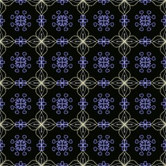 seamless pattern with snowflakes