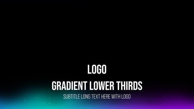 Gradient Lower Third 4