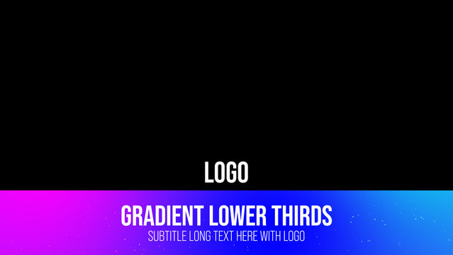 Gradient Lower Third 3