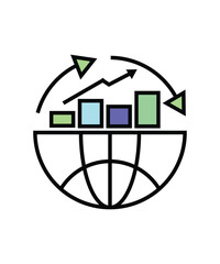 Obraz premium STATISTICS FREE ICON