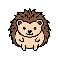 A cute Hedgehog Clipart Vector Illustration