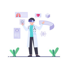 Virtual Reality Medical Simulation: A Doctor's Interactive Examination of Human Anatomy Using VR