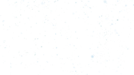 Snow Overlay for Design Projects With Transparent Background