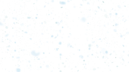 Snow Overlay on Transparent Background for Design Use