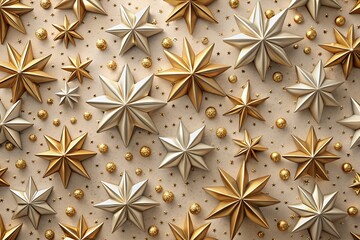 seamless golden pattern