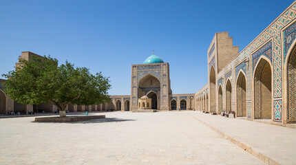 Inner courtyard of the Kalyan Mosque in Bukhara